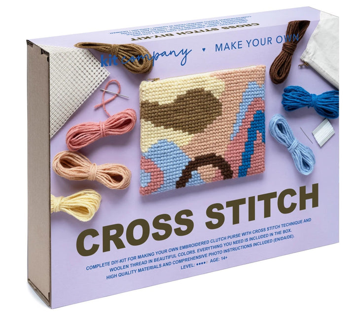 Cross stitch / Korssting clutch