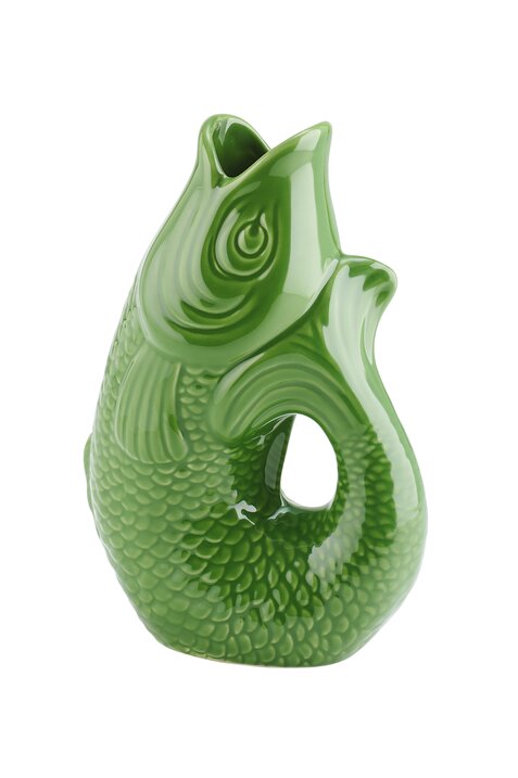 Monsieur Carafon fisk-vase S – green bay