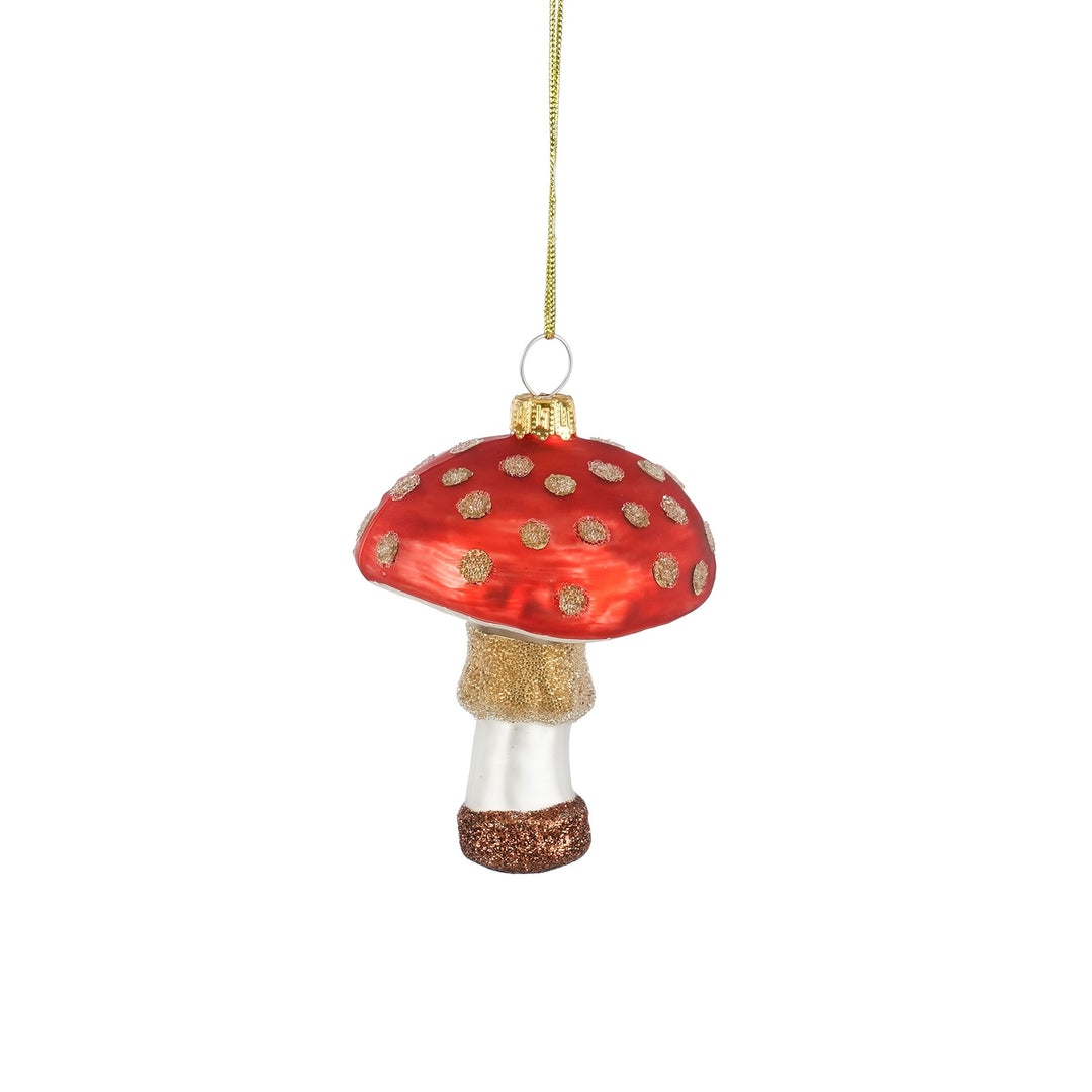 Ornament svamp rød