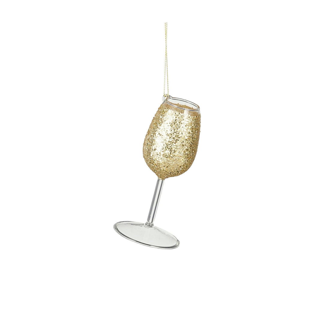 Ornament champagneglas – glas champagne