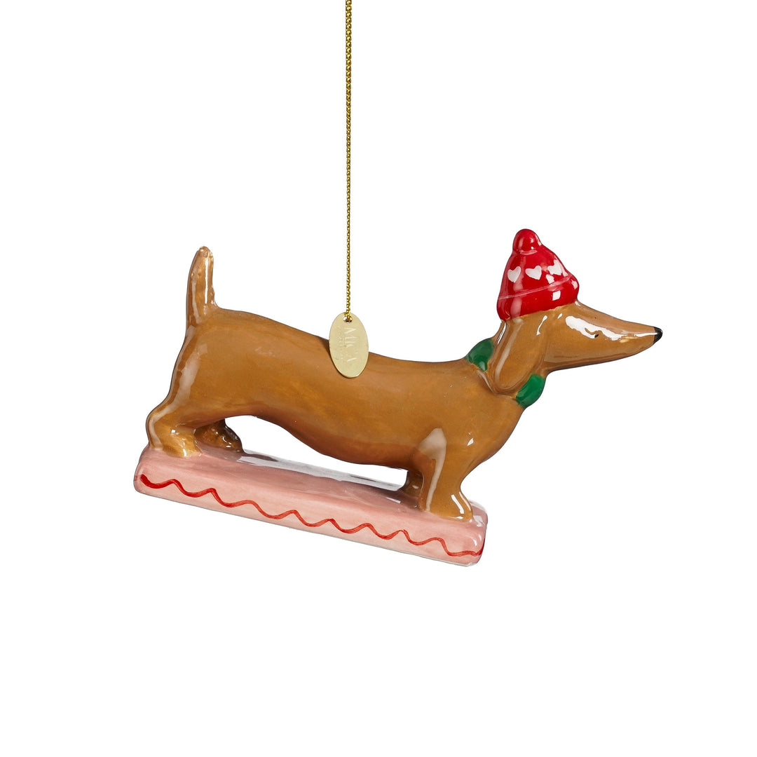 Dekoration hund brun