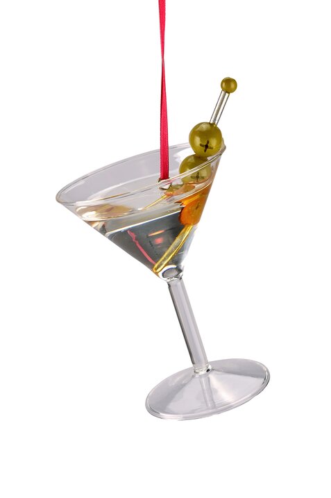 Hængende martini, transparent