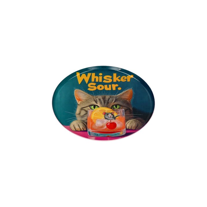 Love Trays dekobakke S – Whisker Sour, flerfarvet, rund