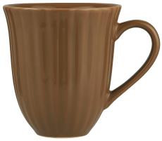 Krus m/riller Mynte Hazelnut