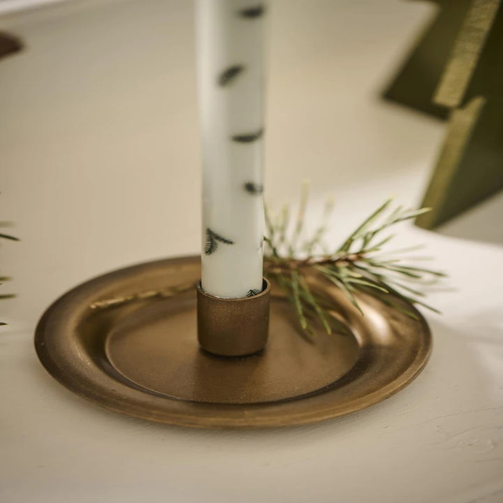 ✨ Lysestage fra Ib Laursen – Kobberlook, Ø 7 cm