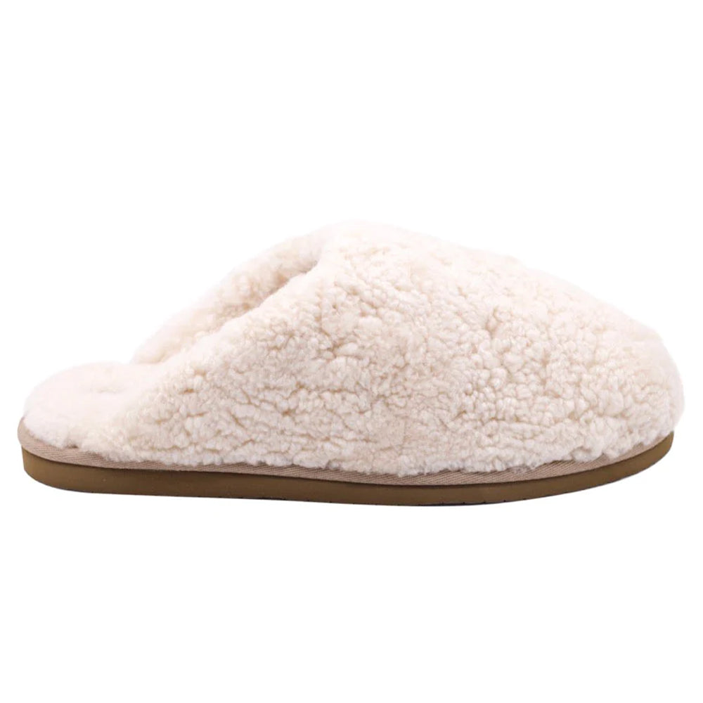 Unisex Curled Sheepskin Slippers