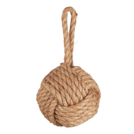 Dørstopper med Løkke – Naturlook i Kraftig Jute | 1,24 kg
