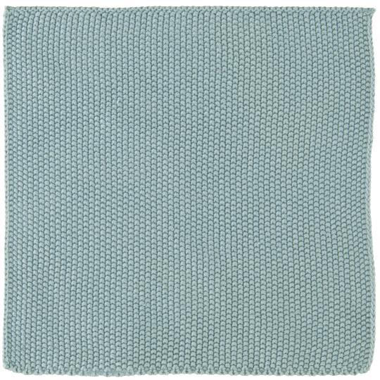 Karklud Mynte Nordic Sky – Strikket i 100% Bomuld | 25x25 cm