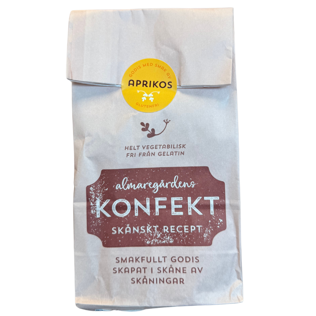 Aprikoskonfekt – Søde Konfektbidder med Smag af Aprikos, 150 g