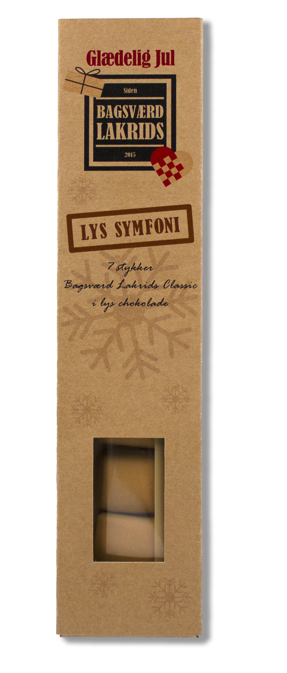 Juleæske 7 stk. – Guldvindende Classic Lakridskaramel med Lys Chokolade