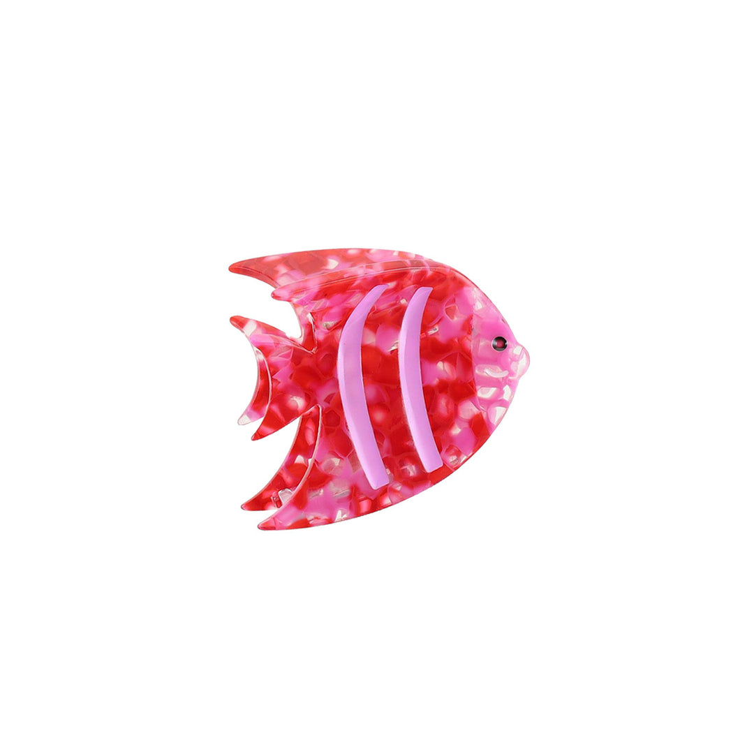 Fisk Hårklemme – Rød/Pink | Finurligt Design til Håret