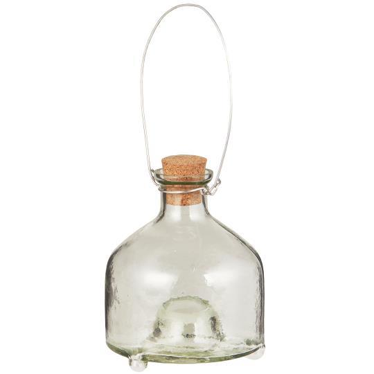 Hvepsefanger i Glas med Korkprop – Ø11 cm, H15 cm