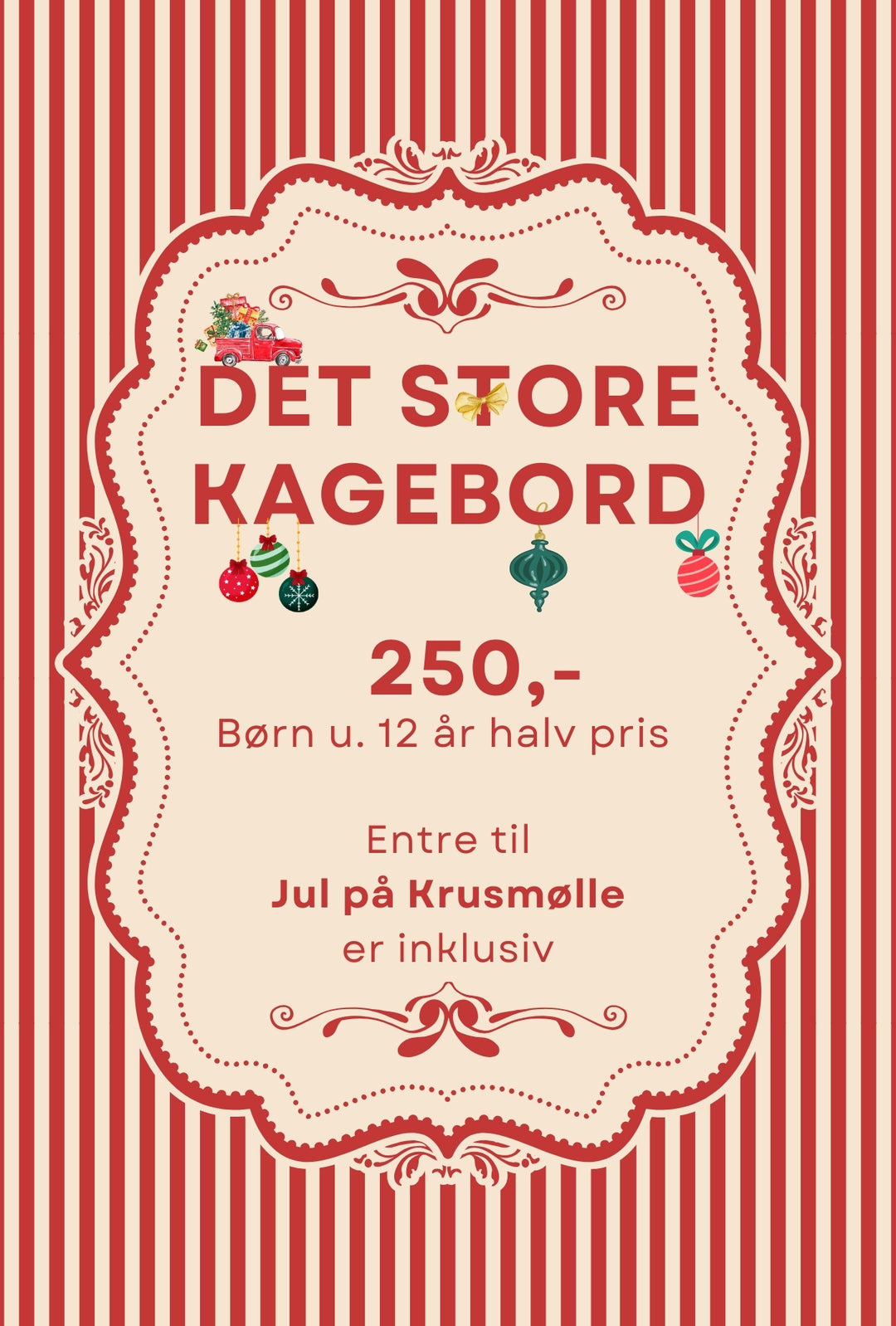 Det store kagebord (Inkl entre)