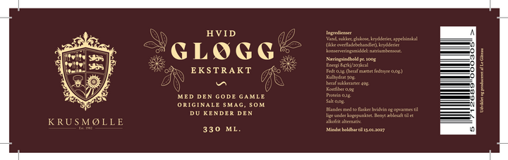 Hvid Gløgg Ekstrakt – 330 ml