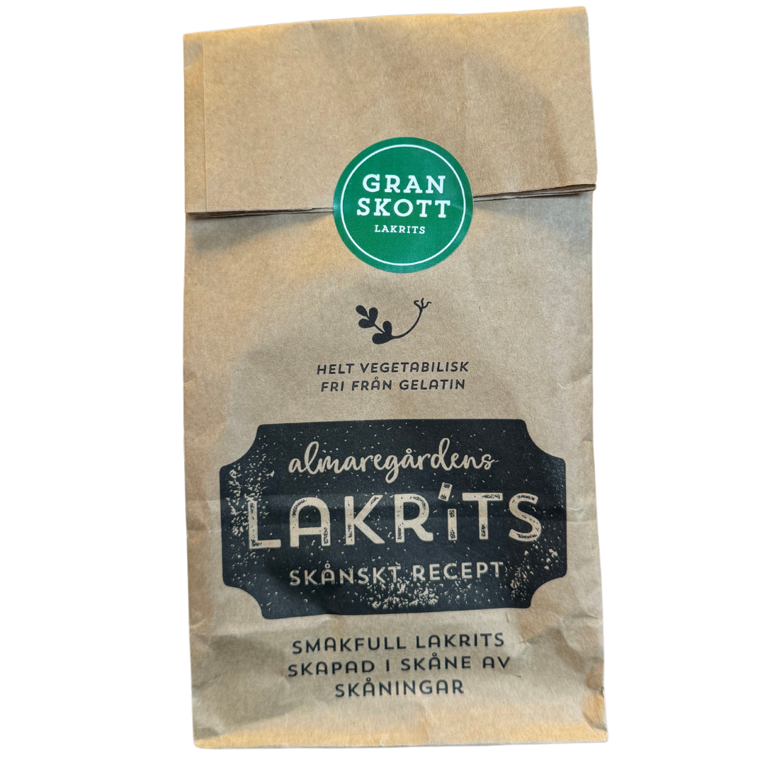 Granskottslakrits – Søtlakrits med Smag af Granskud, 150 g
