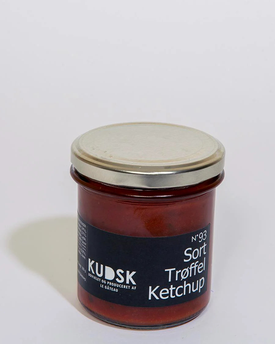 Nr.93 Sort Trøffel Ketchup – KUDSK | 300g Glas