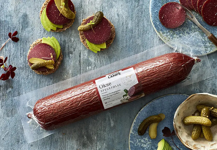 Slagter Lampe Oksespegepølse 250 g
