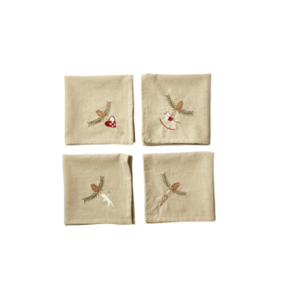 Christmas themed napkin
