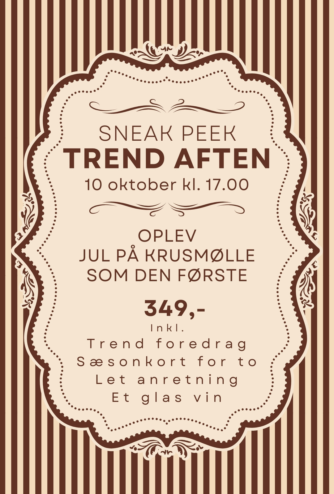 Sneak Peek Jul på Krusmølle 2025
