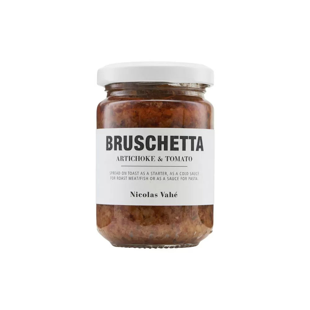 Bruschetta, Artischocke und Tomate