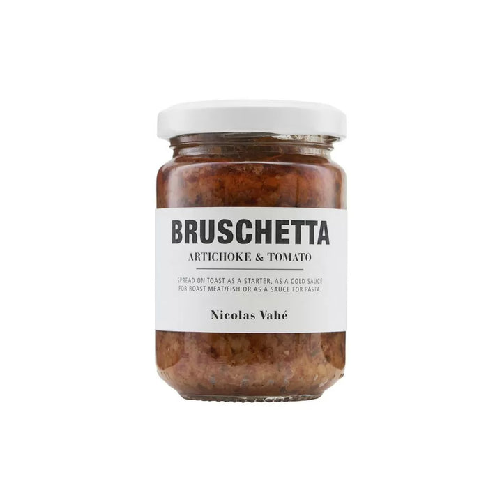 Bruschetta, Artischocke und Tomate