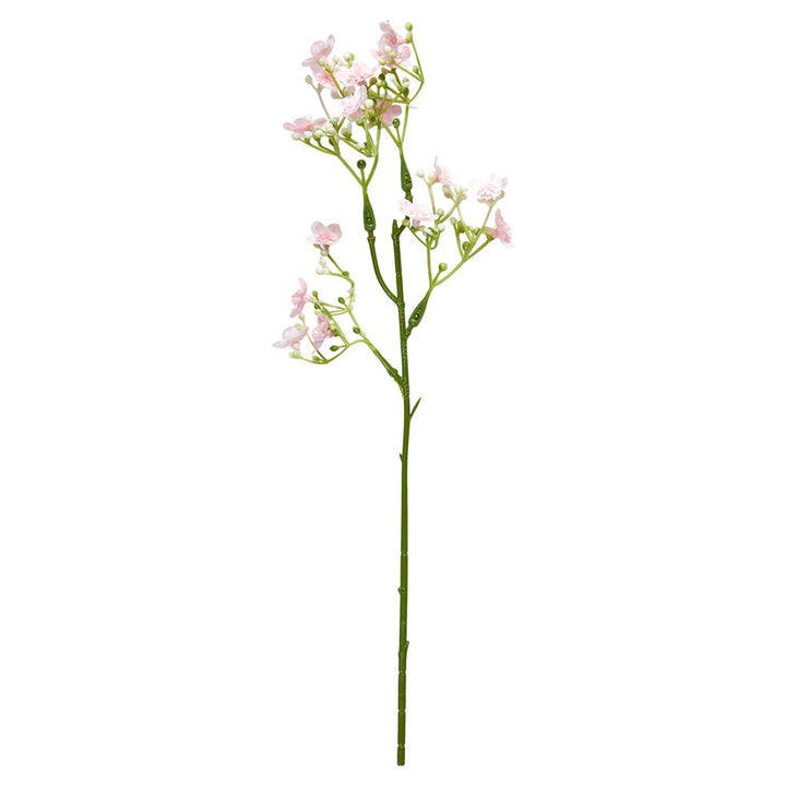 Kunstig Brudeslør Stilk – Rosefarvet | 40 cm | Naturtro Dekoration