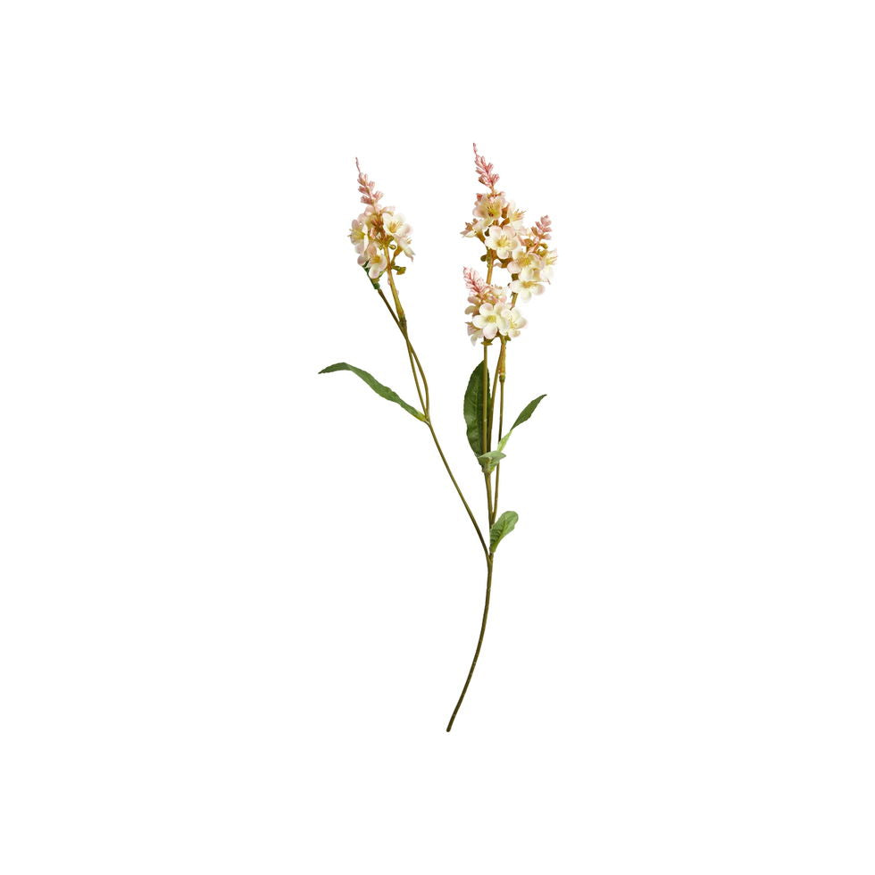 Kunstig Ridderspore Stilk – Rosefarvet | 61 cm | Naturtro Blomst