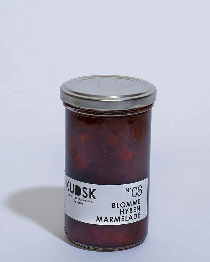 Nr.08 Blomme & Hyben Marmelade – KUDSK | 300g Glas
