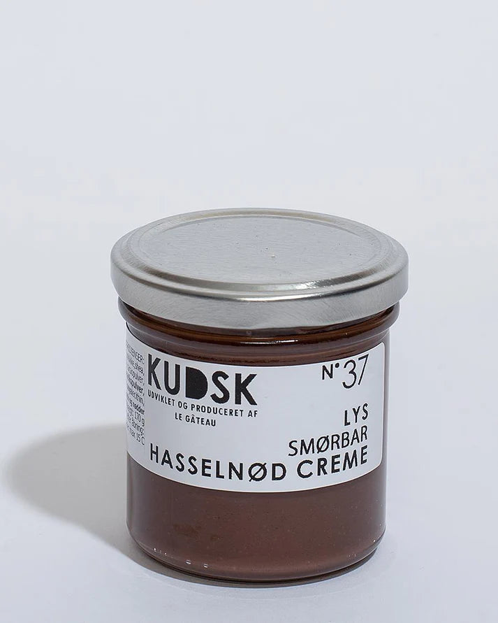 Nr.37 Lys Smørbar Hasselnød Creme – KUDSK | 170g Glas