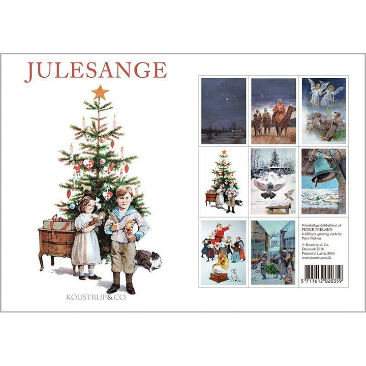 Christmas carols - 8 cards
