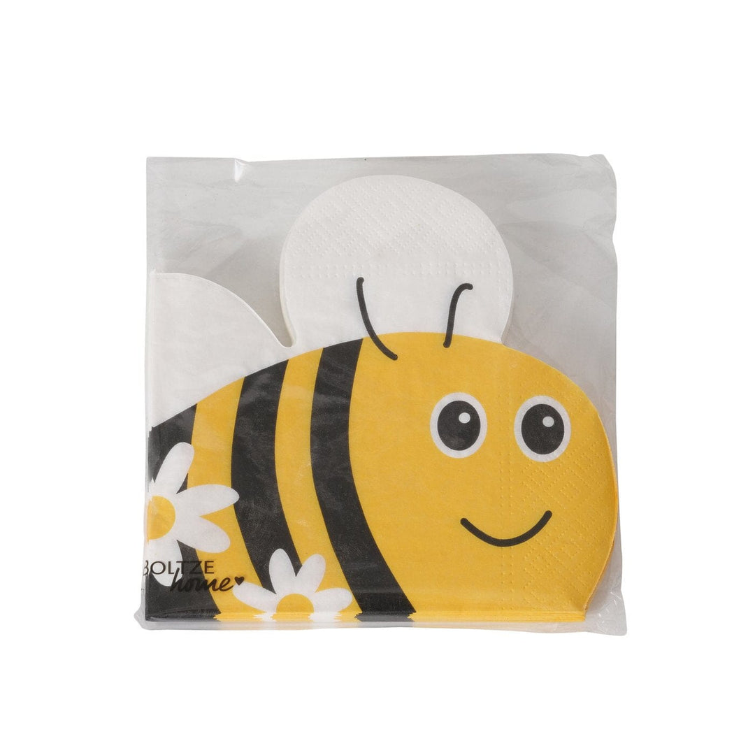 Servietter med stor bi Servietter Boltze Home Krusmølle