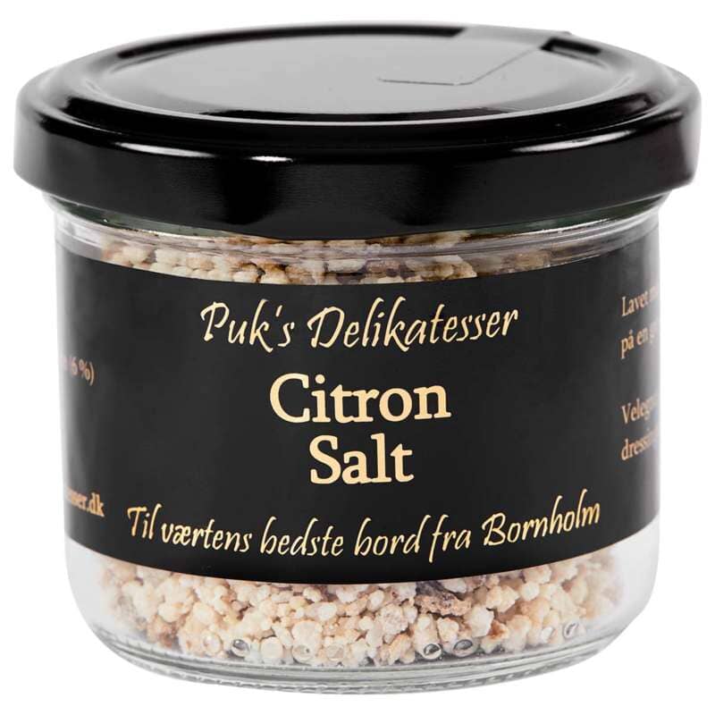 Citron Salt Krydderi Puks delikatesser Krusmølle