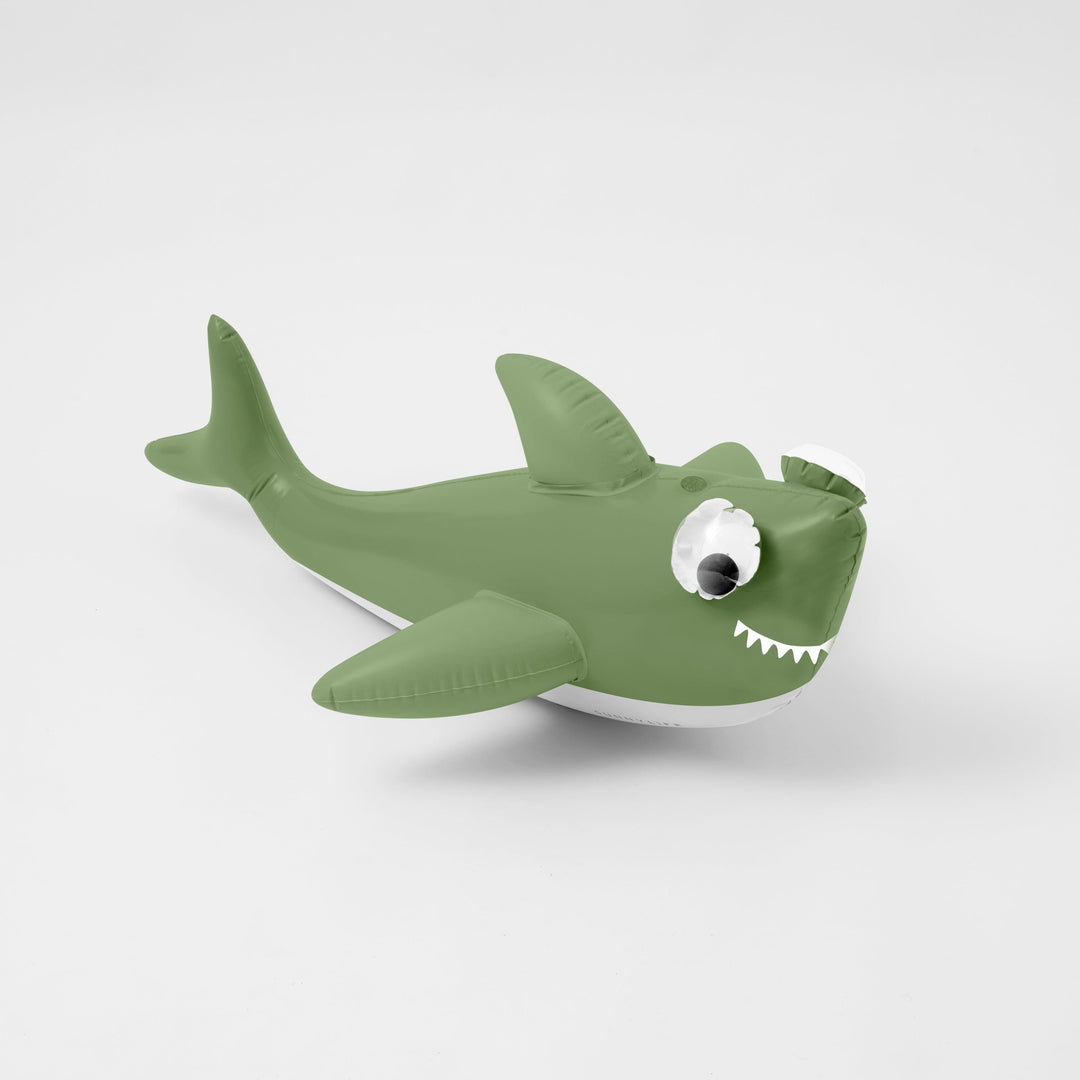 Oppustelig Sprinkler Shark Tribe Khaki Til vand Sunny life Krusmølle
