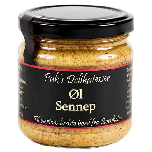 Øl sennep Krydderi Puks delikatesser Krusmølle