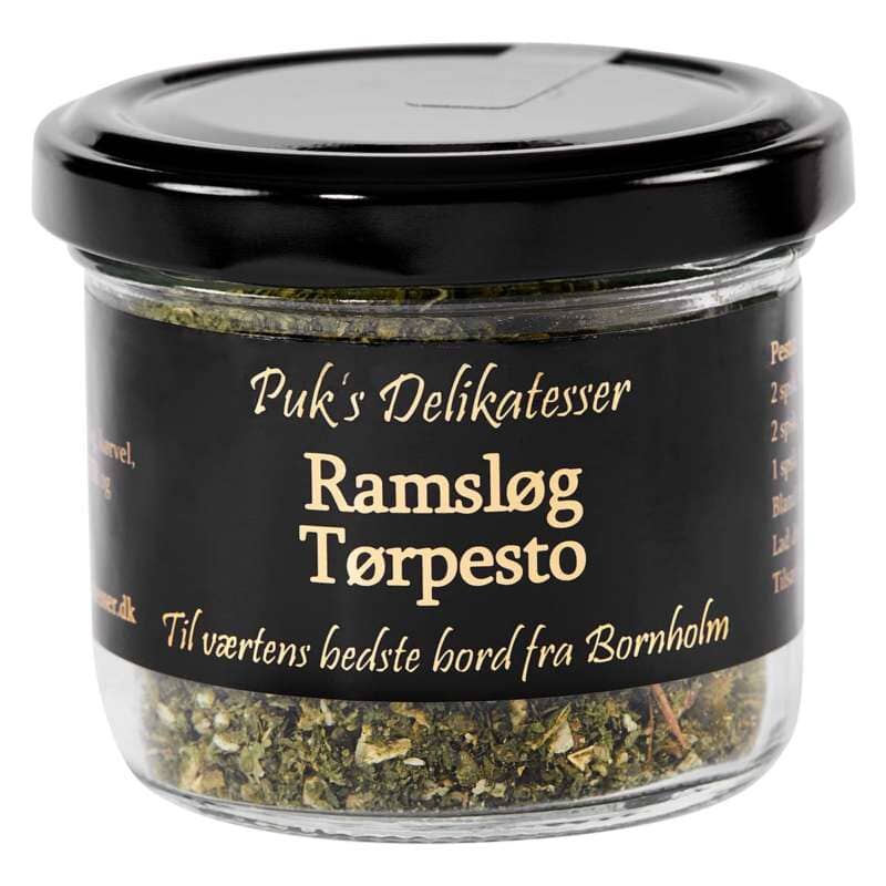 Ramsløg tør pesto Krydderi Puks delikatesser Krusmølle