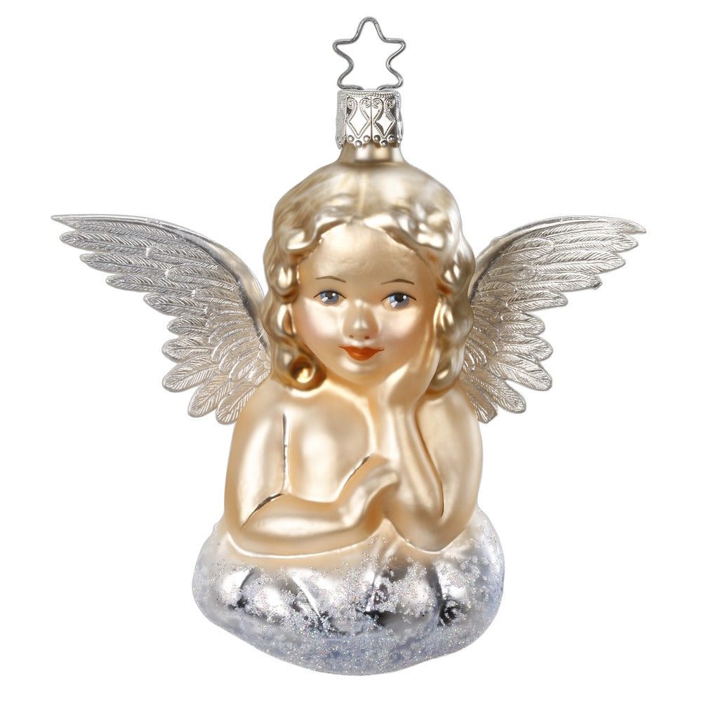 Antik engel | 11 cm | Glasornament