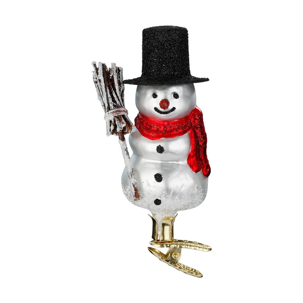 Venlig snemand | 11 cm | Glasornament