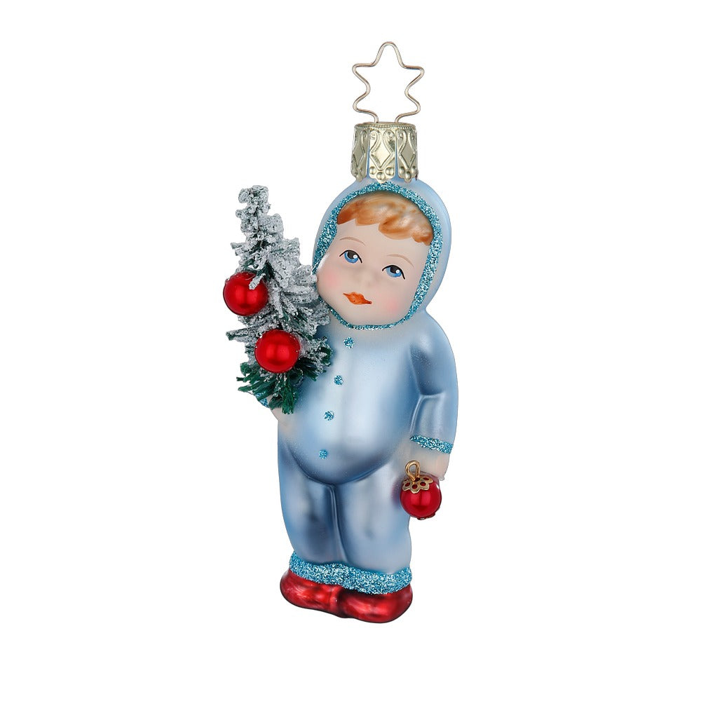 Klar til julefest | 10 cm | Glasornament