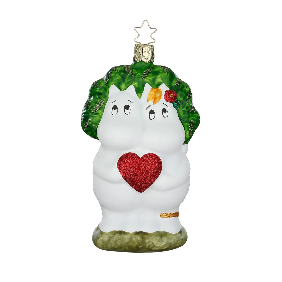 Mumitrold og Snorkfrøken | 12 cm | Glasornament