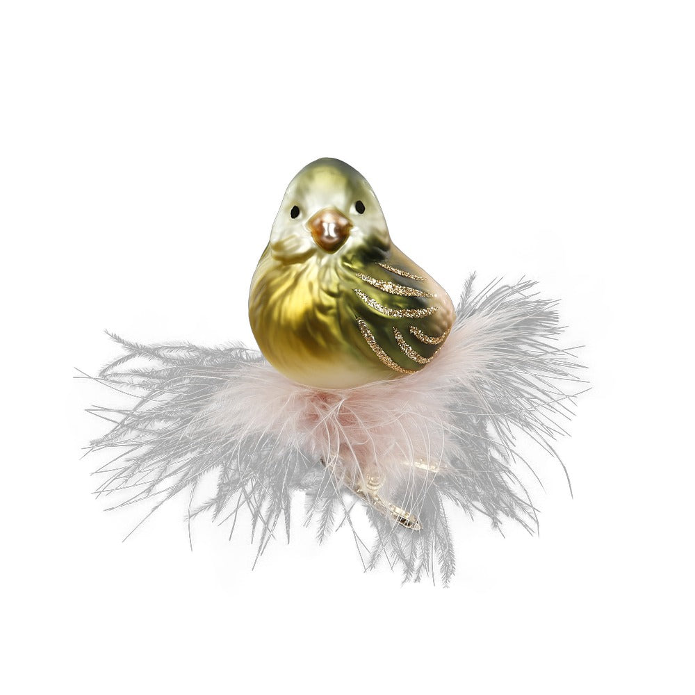 Trætopsanger | 7 cm | Glasornament