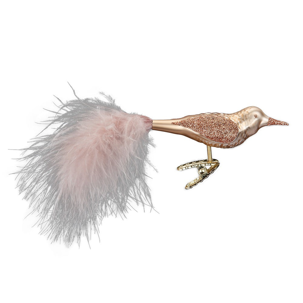 Birdie - Mat stenbuk | 10 cm | Glasornament