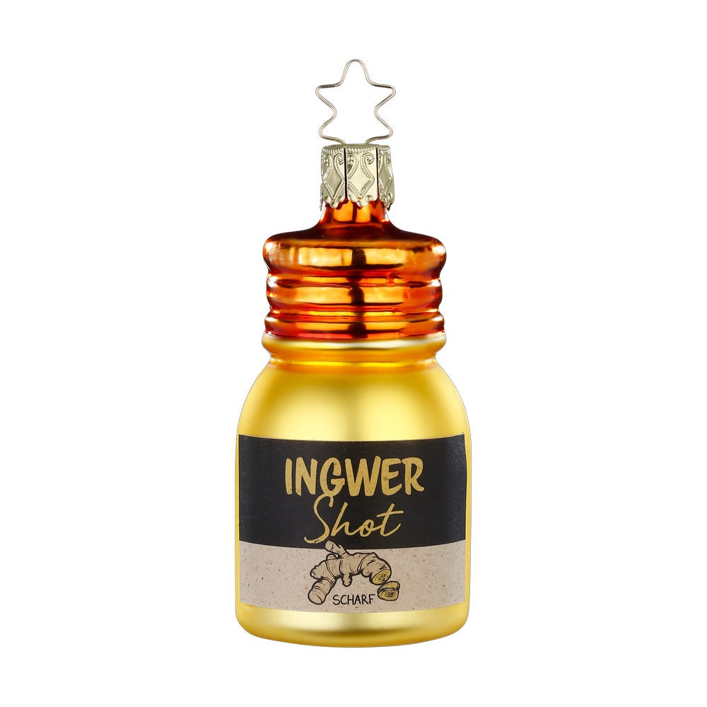 Ingefærshot | 8 cm | Glasornament