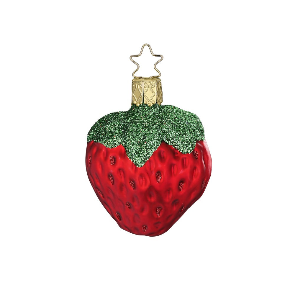 Jordbær | 7 cm | Glasornament