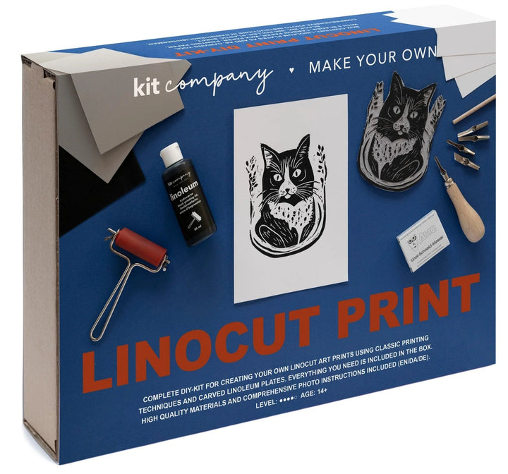 Linocut print / Linoleumstryk