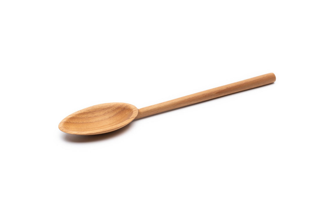 Grydeske, teak, 25 cm
