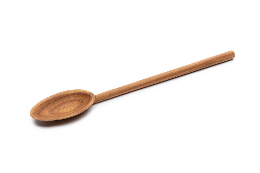 Grydeske, teak, 30 cm