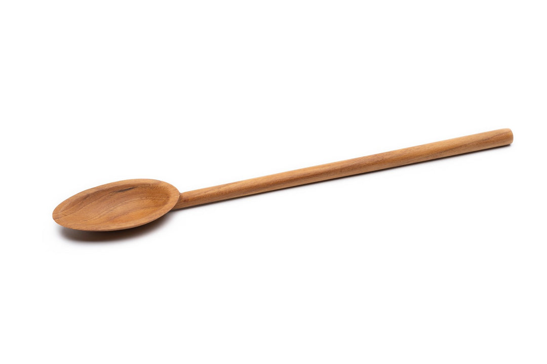 Grydeske, teak, 35 cm