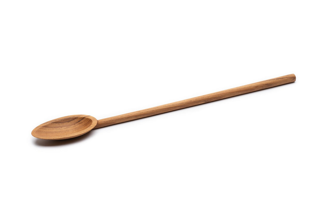 Grydeske, teak, 45 cm