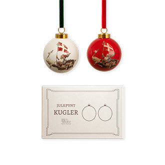 Julekugle i porcelæn