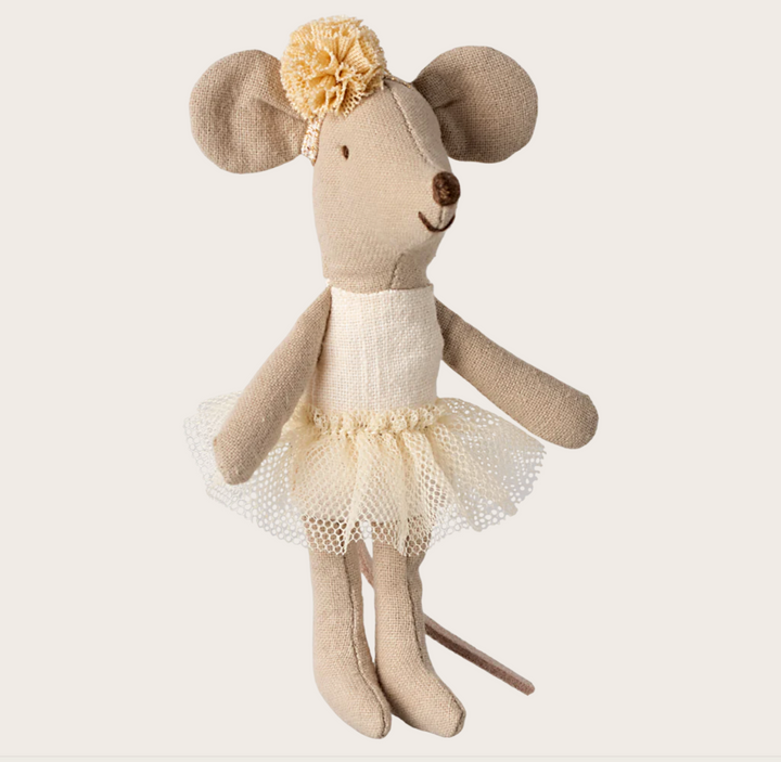 Ballerina Mouse, Little Sister – Yndefuld Dansemus fra Maileg